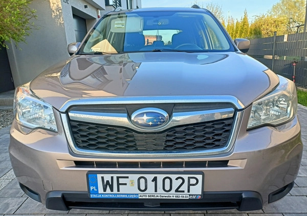 Subaru Forester cena 50900 przebieg: 148000, rok produkcji 2015 z Warszawa małe 172